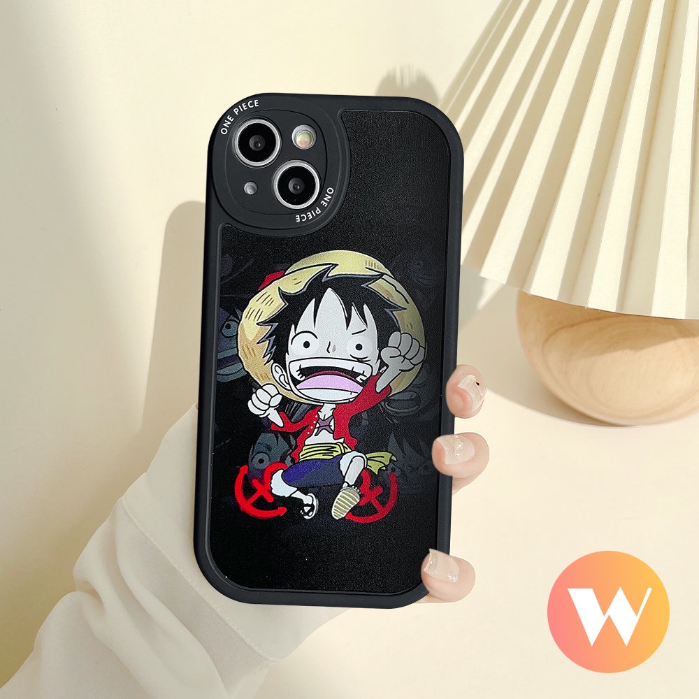 Soft Case Tpu Motif Kartun Anime One Piece Untuk iPhone 7Plus 6Plus XR 11 13 12 14 Pro Max X XS Max 6 6s 7 8 Plus SE 2020