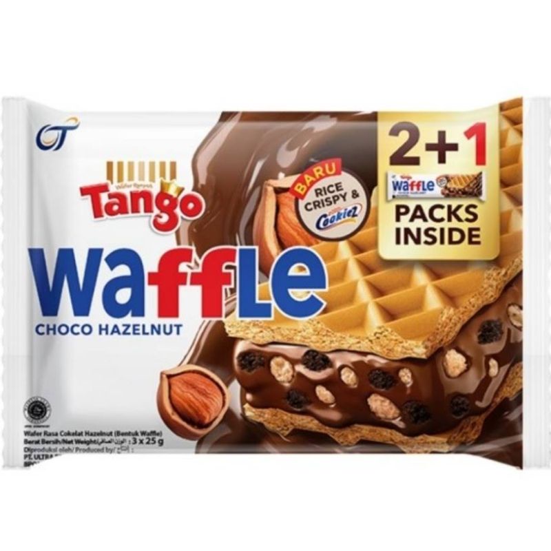 

2 PACK x Tango waffle choco hazelnut 75 gram