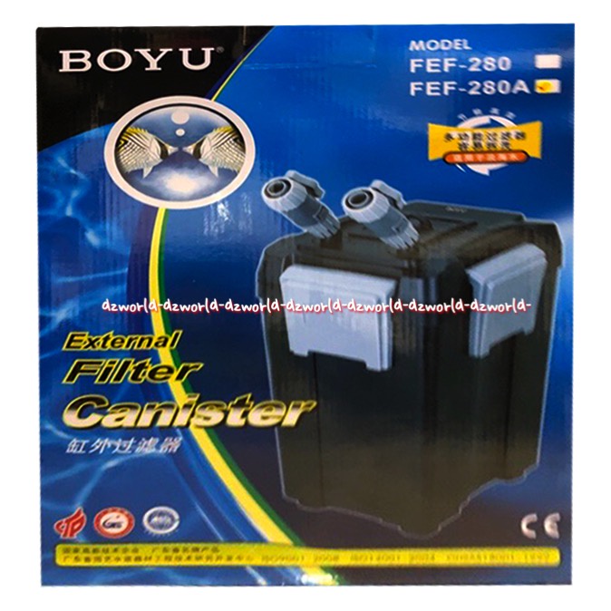Boyu External Filter Canister FEF-280A Penyaring Luar Untuk Akuarium Model Eksternal Aquarium Kanist