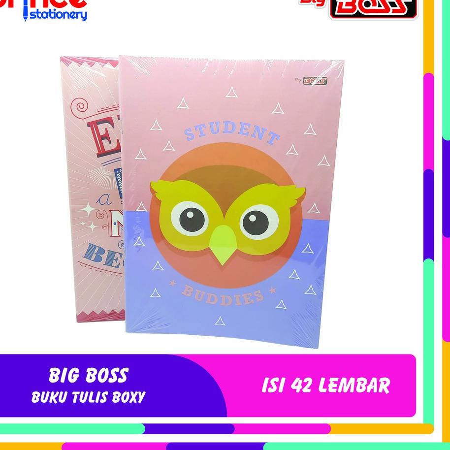 

ㅞ BUKU TULIS BIG BOSS ISI 42 LEMBAR ↴