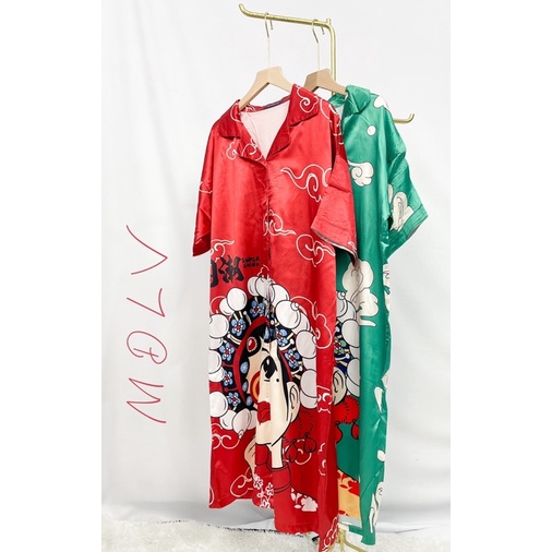 MDLV ~ 0453# CNY Opera Pajamas Set Imlek Import