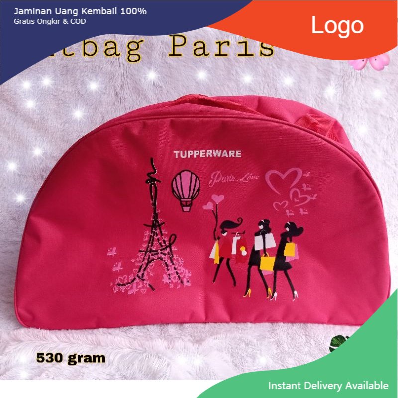 Kitbag Paris Tupperware Tas Jinjing Travelling