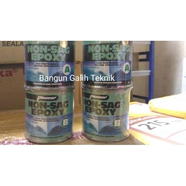 

PIONEER Non Sag Epoxy Lem kering dalam air