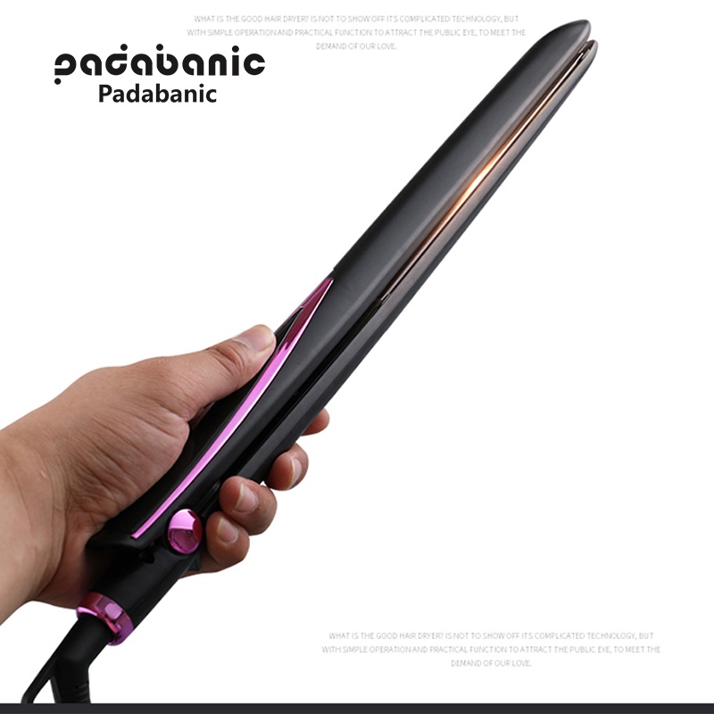 Catokan Pelurus Rambut Catokan PROMOZER Bahan Keramik Dengan Layar Sentuh LCD Pelurus Rambut 2in1