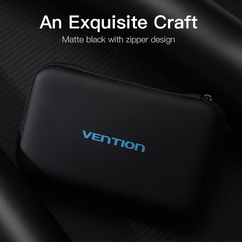 Vention Travel Storage Pouch Organizer Electronic Accessories KBJ KBK