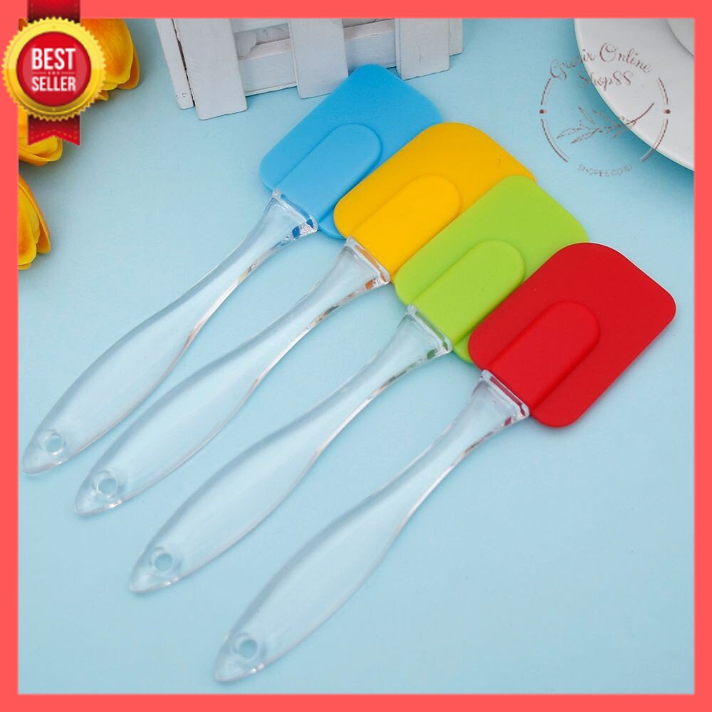 GOS - A112 - Spatula Pengikis Kue SIlicone Tahan Panas / Spatula Silikon / Pengaduk Kue Adonan