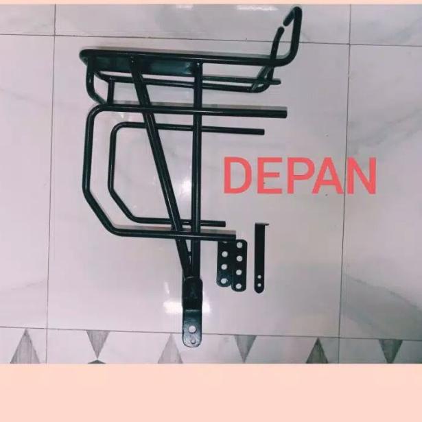 RAK PANIER TOURING BAGASI SEPEDA SELI/MTB/MINION/BONCENGAN SEPEDA - RAK DEPAN