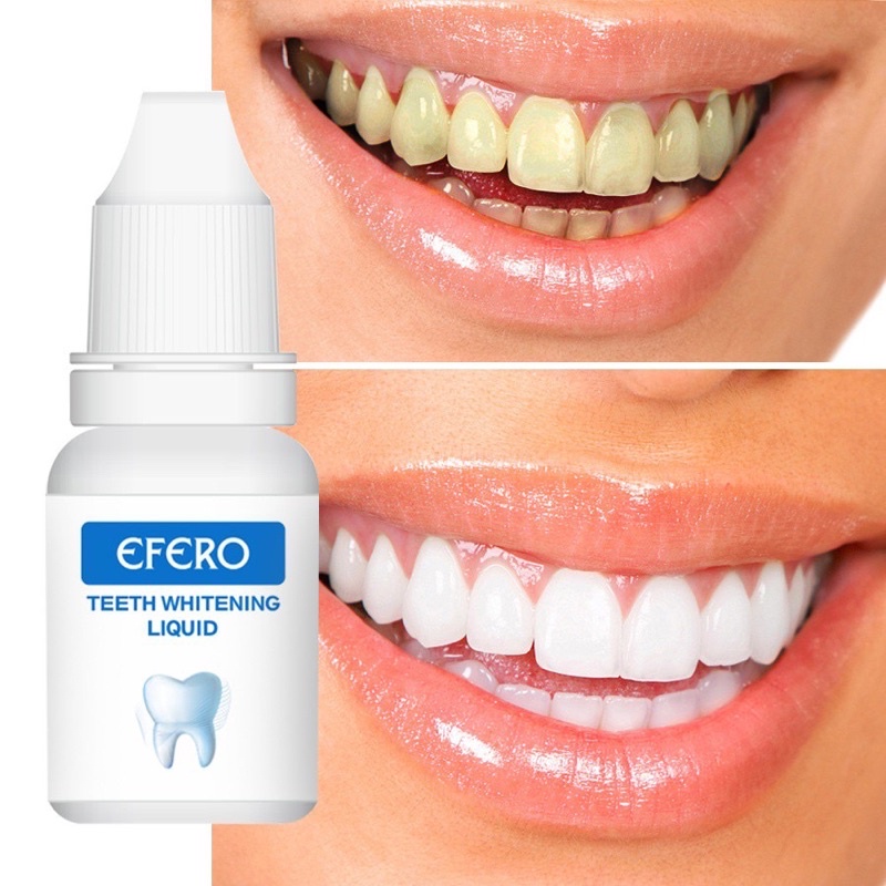 PEMUTIH GIGI EFERO TEETH WHITENING ESSENCE PENGHILANG KARANG GIGI & LANBENA Teeth Whitening Essence
