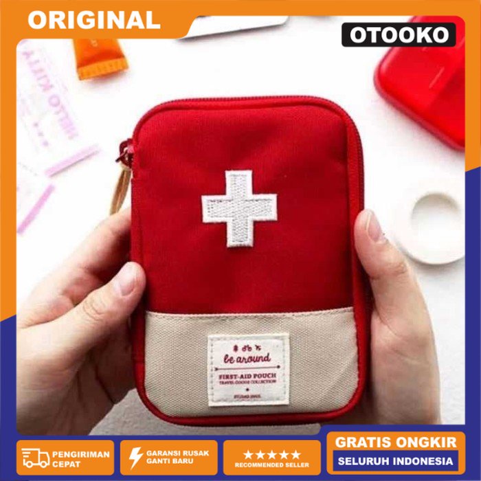 Tas First Aid Kit P3K Tas Tempat Obat Peralatan Organized P3K Mini