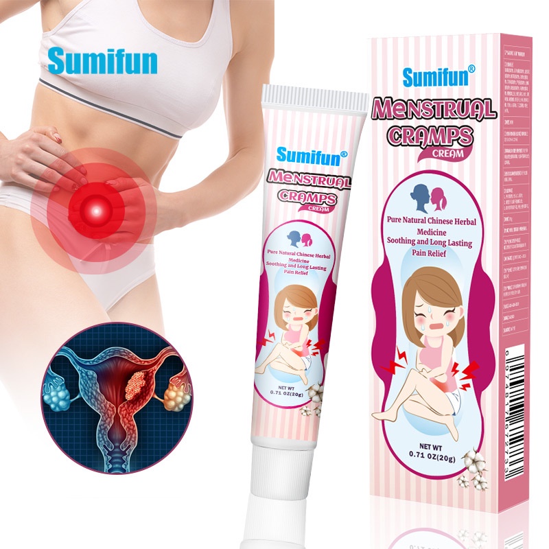 Rahim Nyeri haid Perawatan menstruasi Krim tubuh Perawatan tubuh 20G Singkirkan sakit punggung, nyeri haid, rahim dingin, tangan dan kaki dingin Relieve Menstrual Cramps Periodic Abdominal Pain Perut hangat, rahim, tangan dan kaki