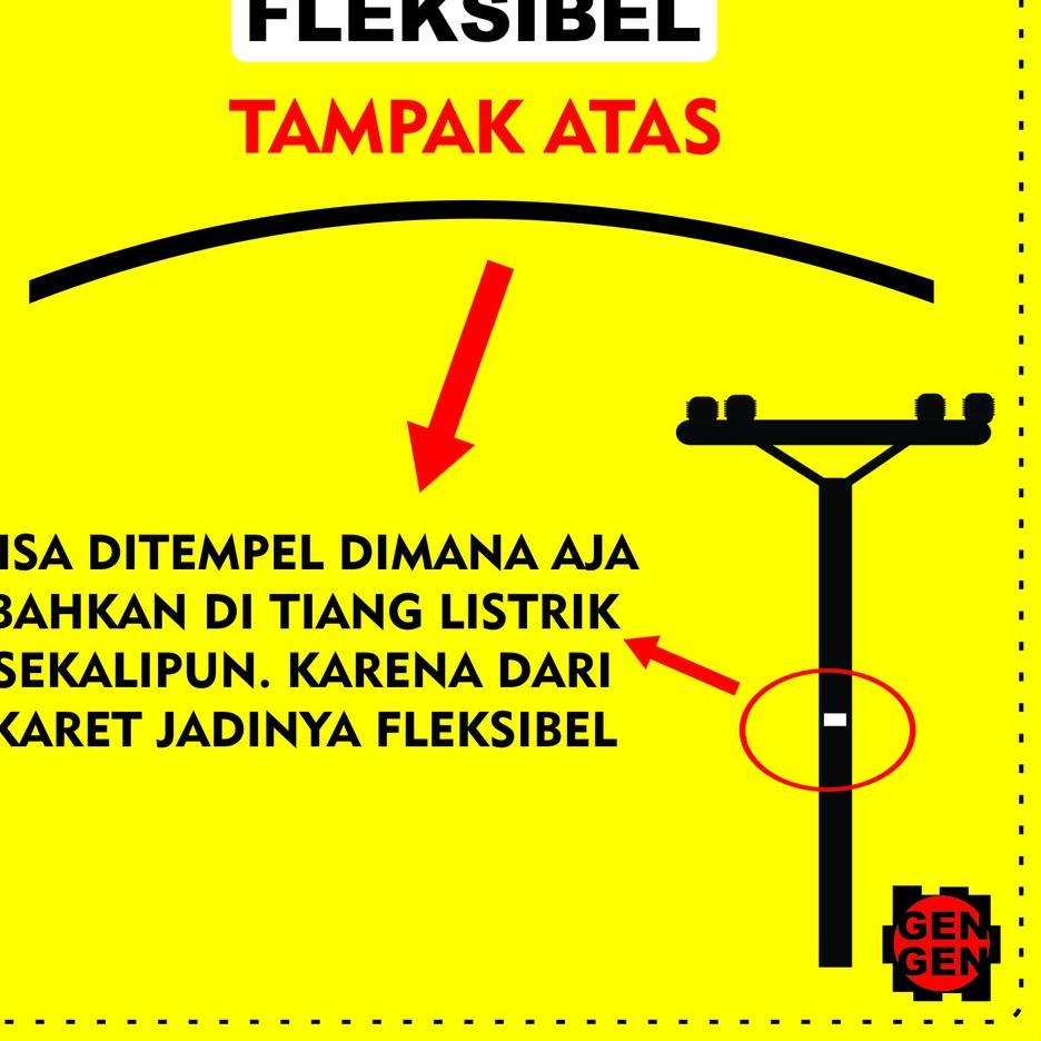 

㊯ DILARANG MEMBAWA MAKANAN / MINUMAN DARI LUAR - KARET 2MM ッ