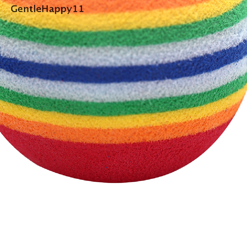 Gentlehappy 10Pcs Rain Stripe foam Sponge Bola Golf Alat Bantu Latihan Latihan Ayun id