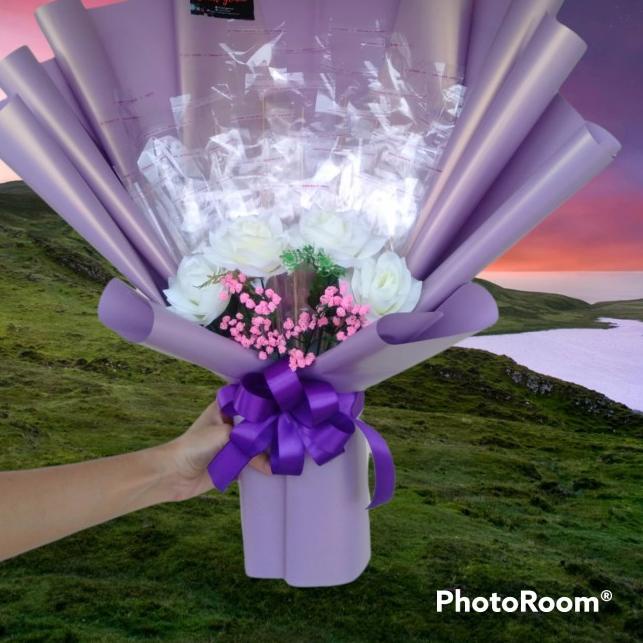 kerangka buket uang, buket uang, buket money, bouquet uang, buket - 20 Lembar