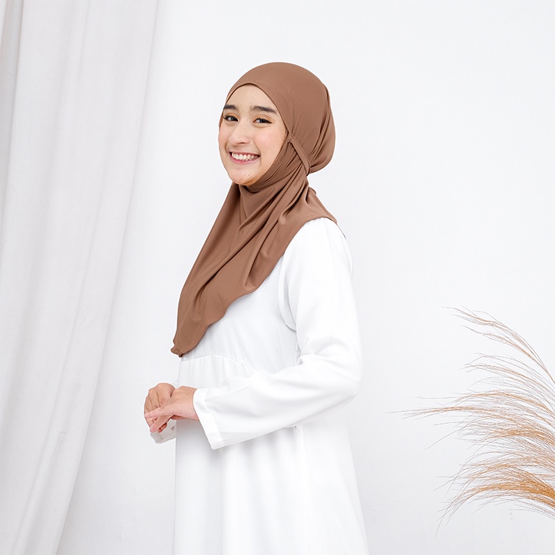 Hijab Bergo Maryam  Tali Jersey Super M