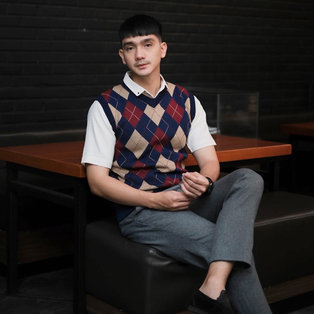 Rompi Rajut Pria Wanita Korea egyp Vest