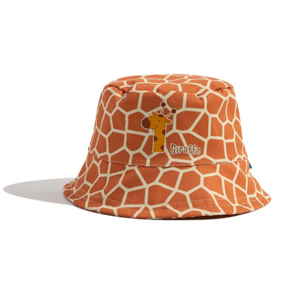 COD - topi bucket hat anak usia 1-5 tahun keren motif ANIMAL ala korea / topi anak import premium