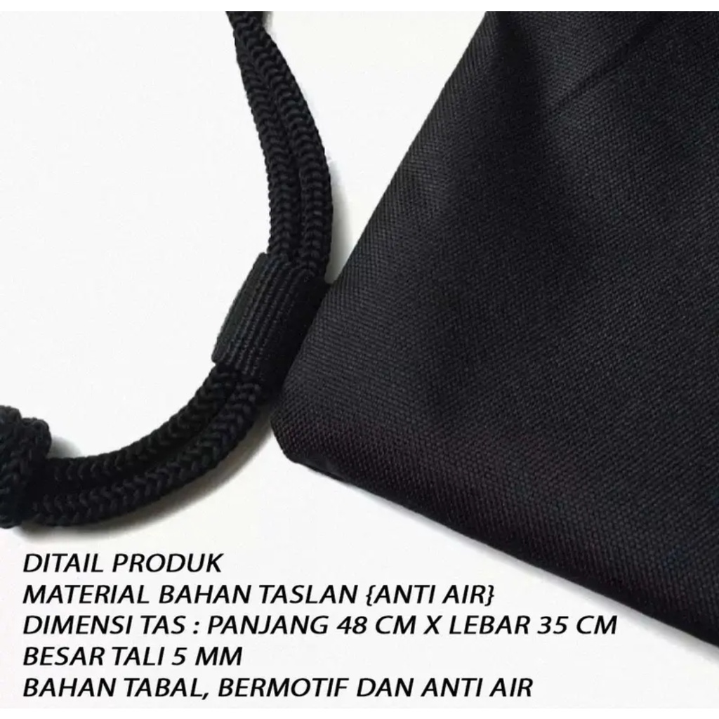 Tas Serut Stingbag Gymsack Pria dan wanita Multi Fungsi / Tas Serut Olahraga / Tas Serut Futsal / Tas Serbaguna