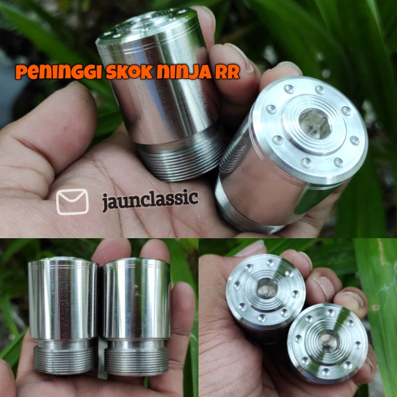 peninggi shock shok skok ninja rr stenlis peninggi skok ninja rr sambungan as skok peninggi skok sho