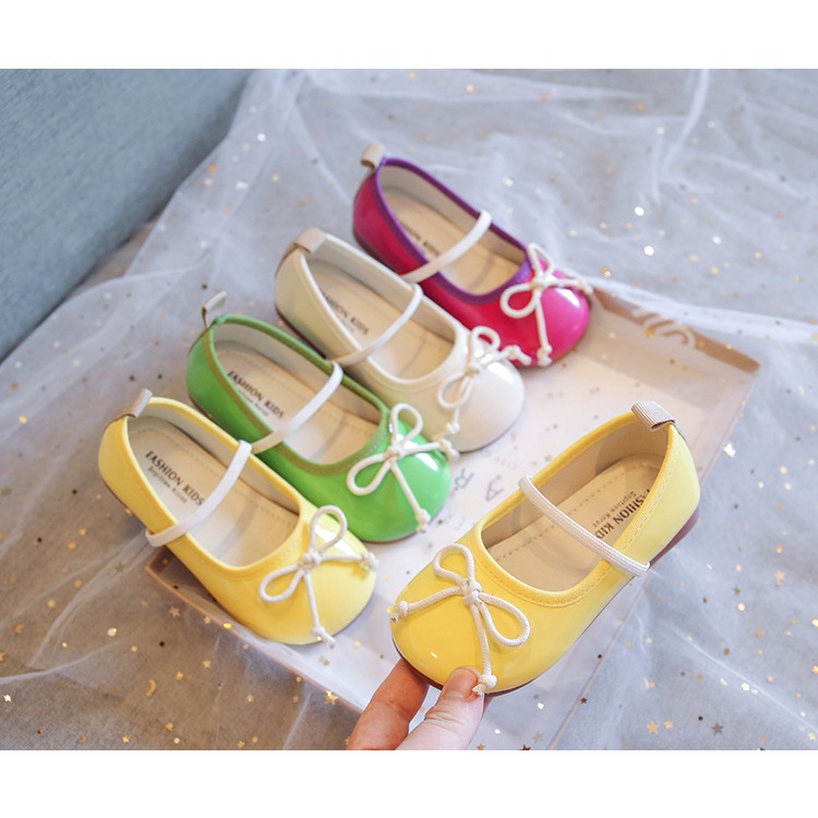 Chubby Glory SH2242 Sepatu flatshoes anak perempuan pita warna pastel pesta Natal ringan lentur nyaman dipakai sepatu anak perempuan lucu untuk anak usia sepatu flat shoes termurah 6 bulan sd 12 tahun size 21 - 36