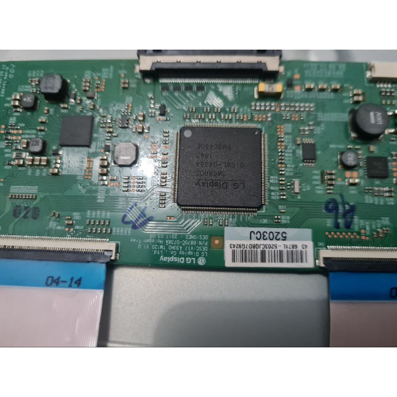 TCON TICON BOARD LOGIC SMART TV LG 43UF690T
