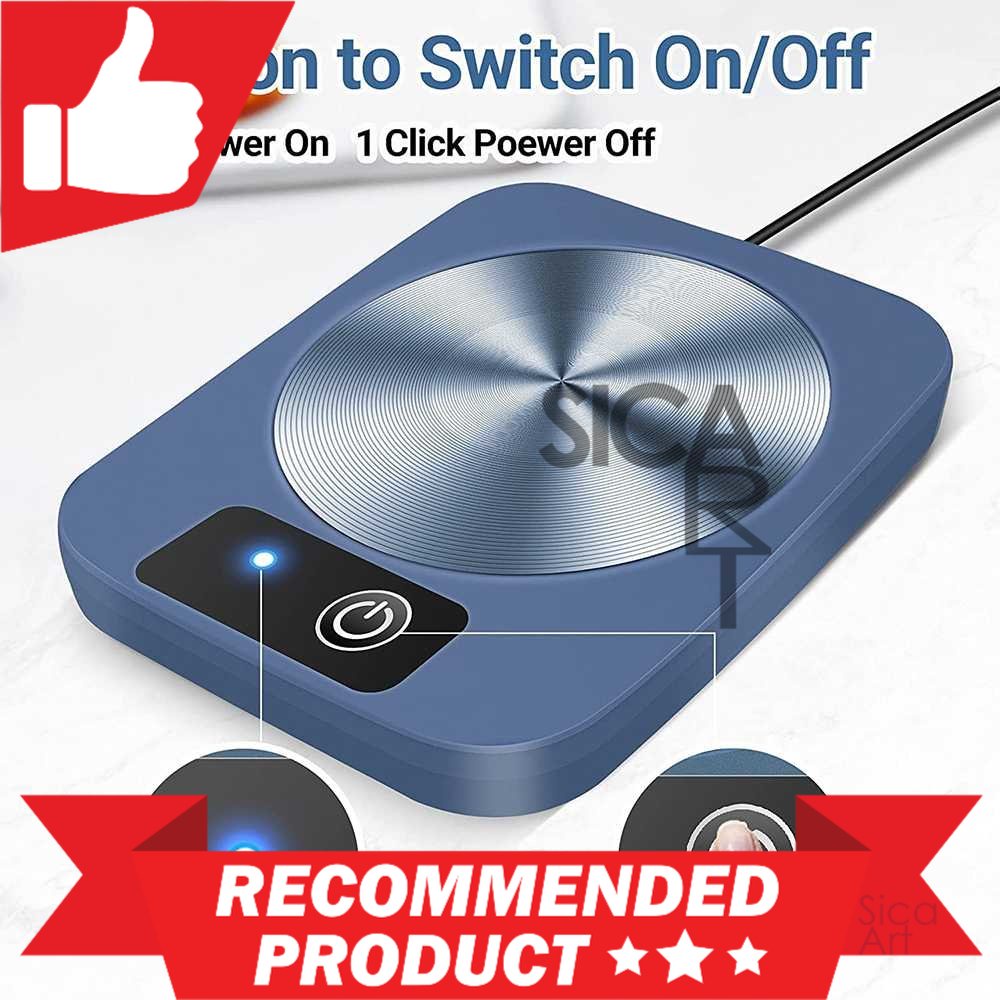 PURRINI Tatakan Pemanas Gelas Coffee Cup Warmer Heating Pad Coaster - WJ-NB03