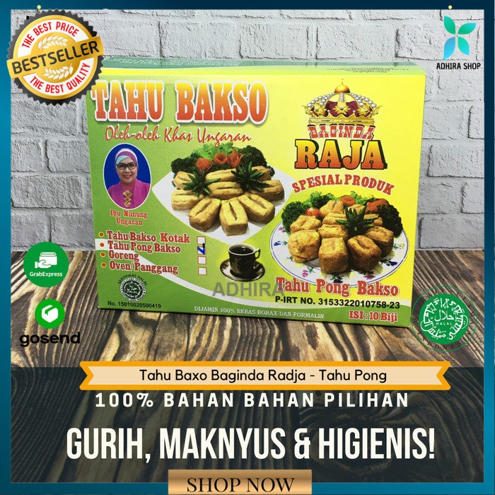 Tahu Pong Bakso Baginda Radja Khas Semarang Tahu Baxo Pong