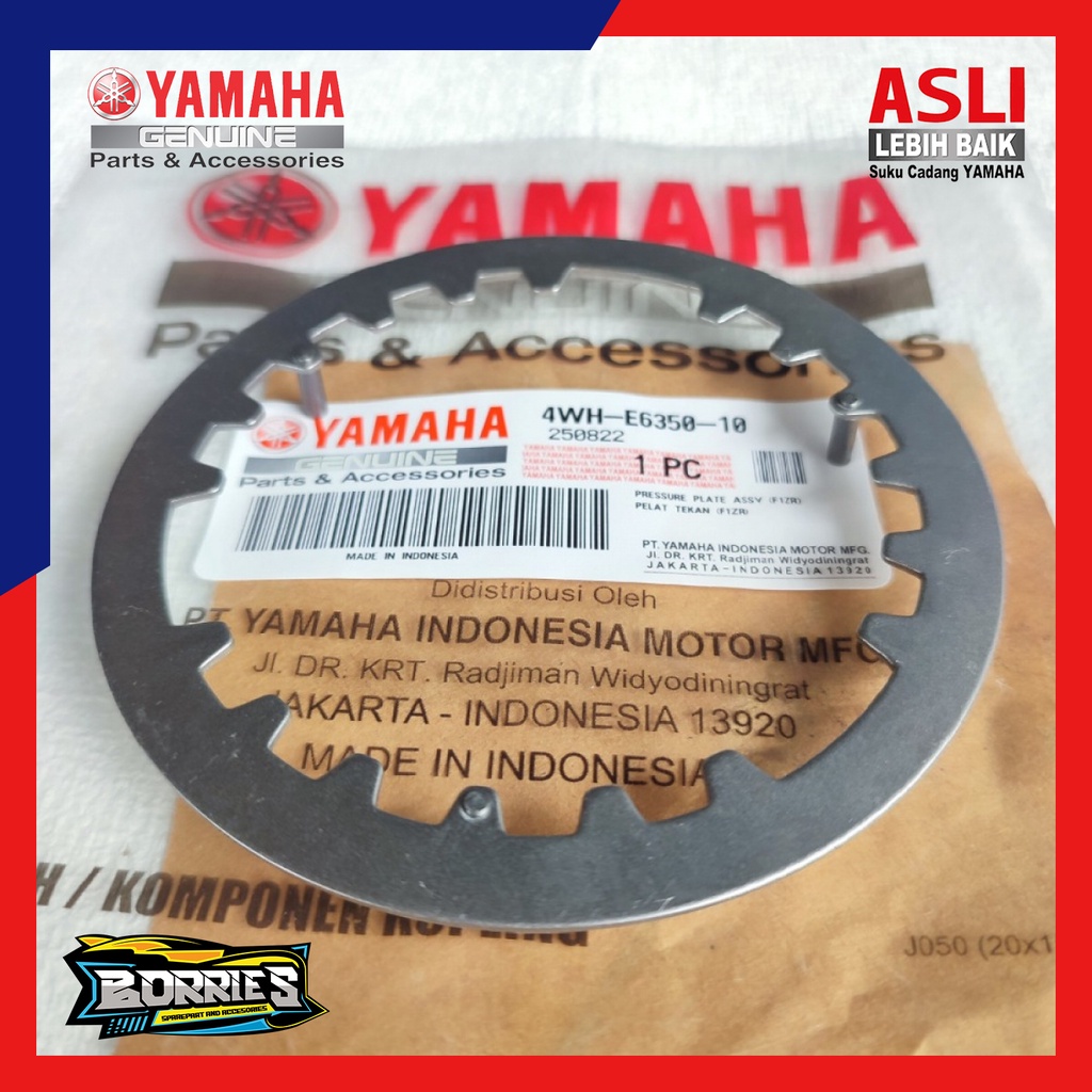 Plat Tahanan Tekanan Kopling Yamaha F1ZR Jupiter Vega R 4WH-E6350-10