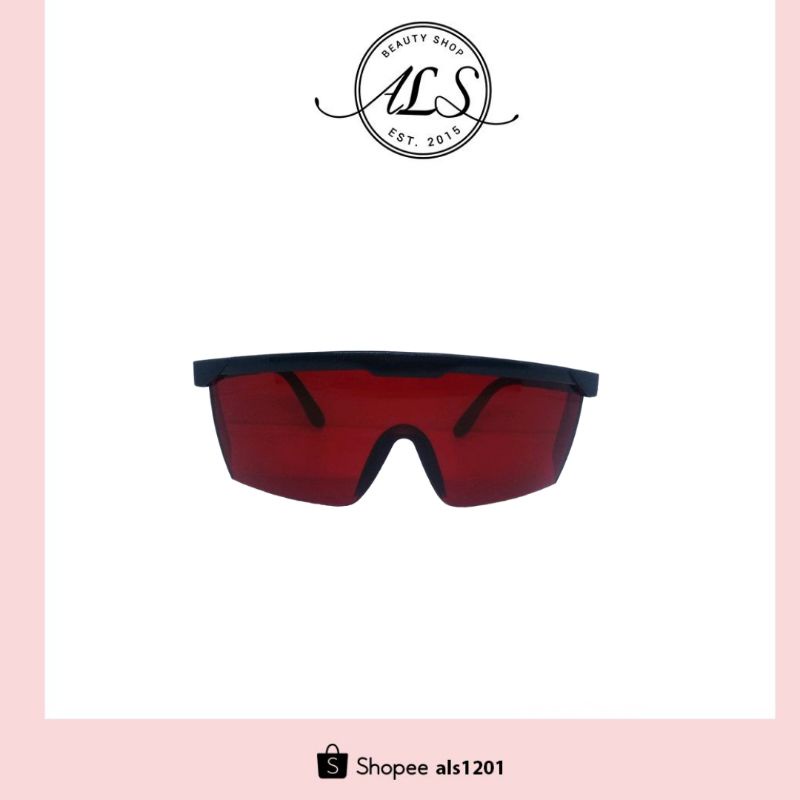 Kacamata MERAH Anti Laser Protection Picosecond IPL Laser  Wajah Laser