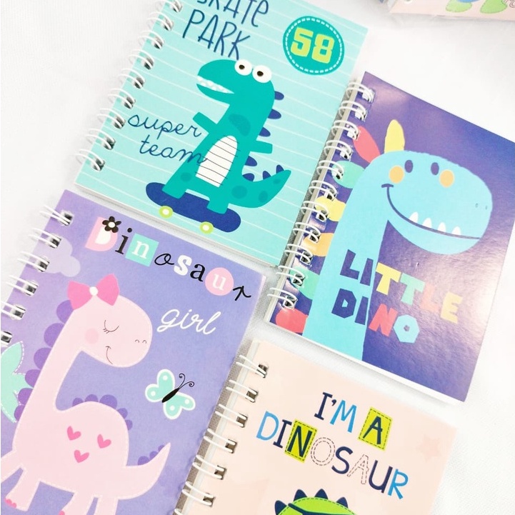 

NOTEBOOK MINI DINOSAUR SUPER LUCU UKURAN A7 ISI 35 LBR HARGA TERMURAH BUKU TULIS SEKOLAH ANAK BEST QUALITY MOTIF IMUT FAVORIT STATIONARY READY GROSIR DAN COD