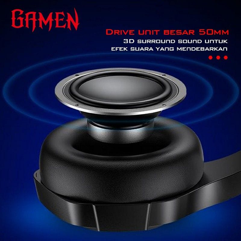 COD GAMEN GH2200 3.5mm Audio Jack Input RGB LED Light Braided Wire Gaming Headset ORIGINAL