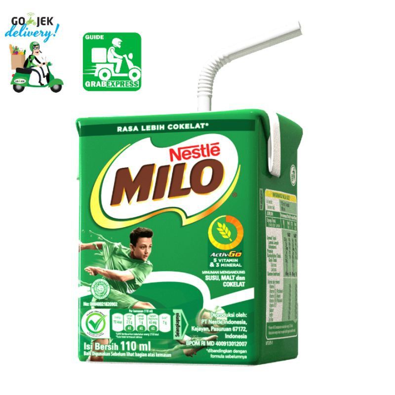 

MILO UHT 110ML , ISI 1/2 DUS ( 18 PCS )