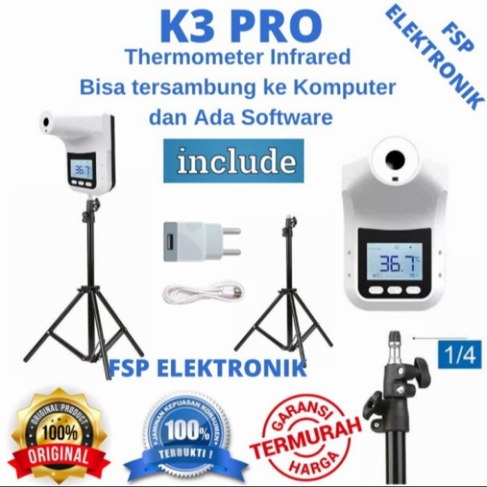 Term Thermometer K3 Pro Dan Stand Atau Tripod