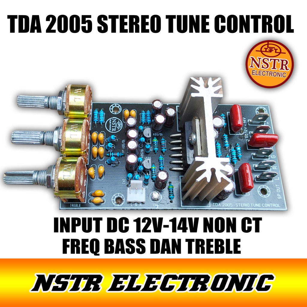 TDA 2005 KIT POWER STEREO PLUS TUNE CONTROL