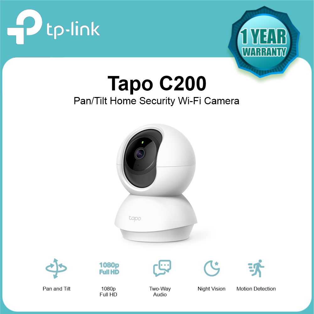 TP-LINK Tapo C200 Pan/Tilt Home Security Wi-Fi Camera