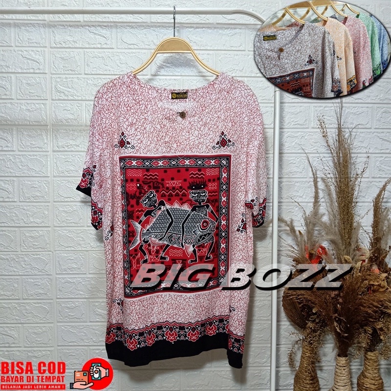 BAJU ASMAT MOTIF SINGKUR KAOS BALI RAYON ADEM GROSIR