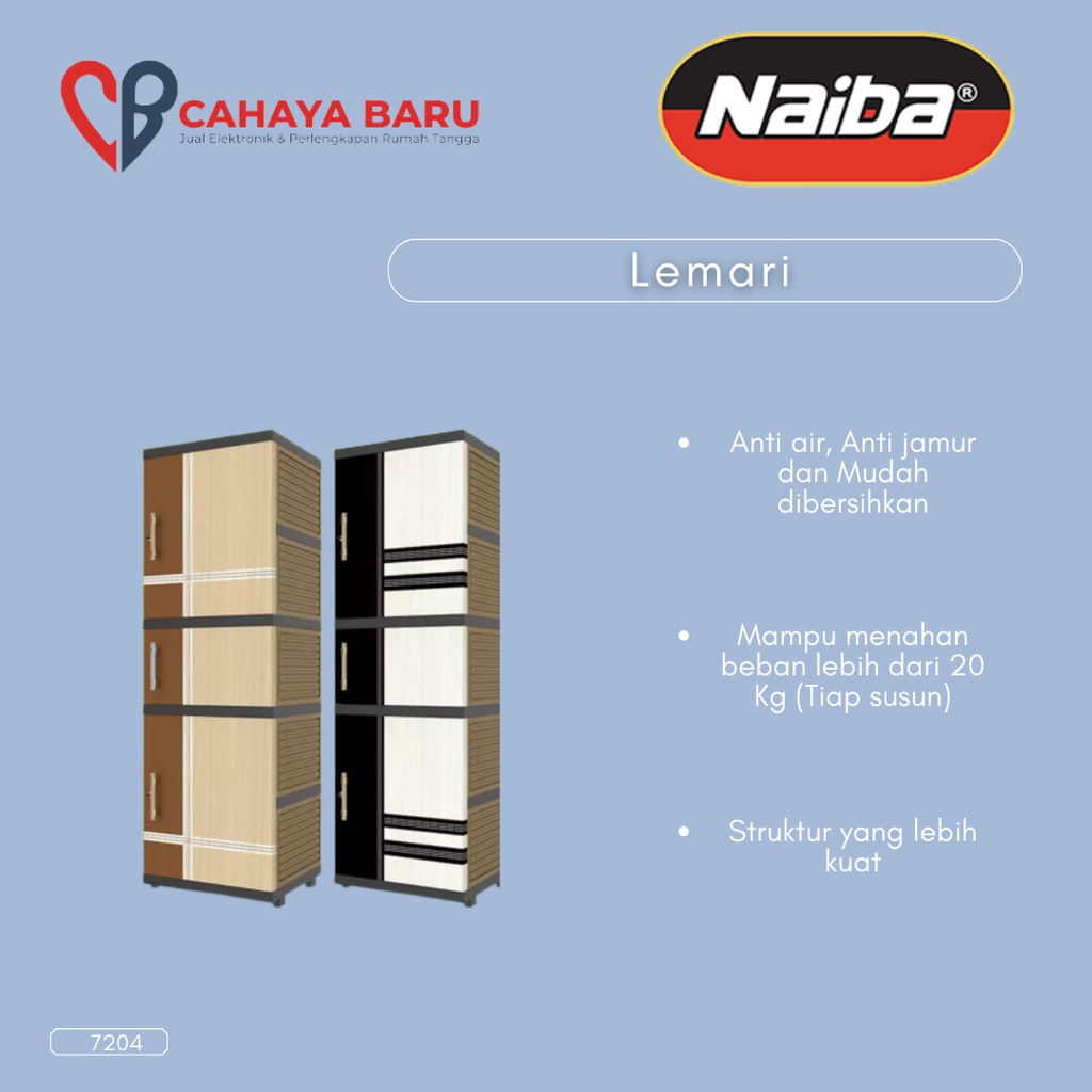 NAIBA LEMARI NEW NACASE 7204
