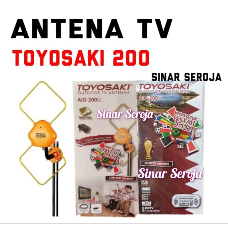 Antena Digital TV Luar / Adaptor Toyosaki 989 / Dalam Indoor / Outdoor Digital / Analog Toyosaki AIO 228USB / AIO 235 / AIO 220 /AIO 220