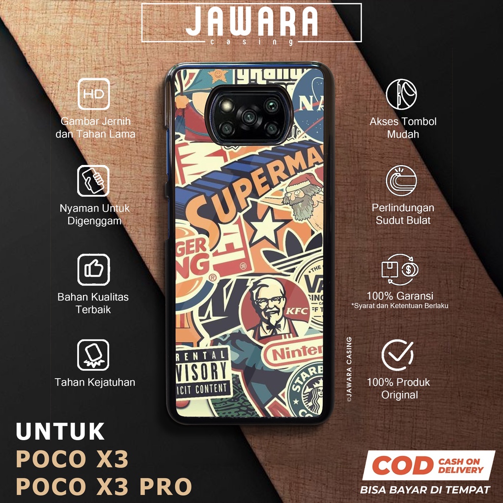 Case Poco X3 X3 Pro Casing Poco X3 X3 Pro Jawara Casing [GRFY] Case Glossy Case Aesthetic Custom Cas