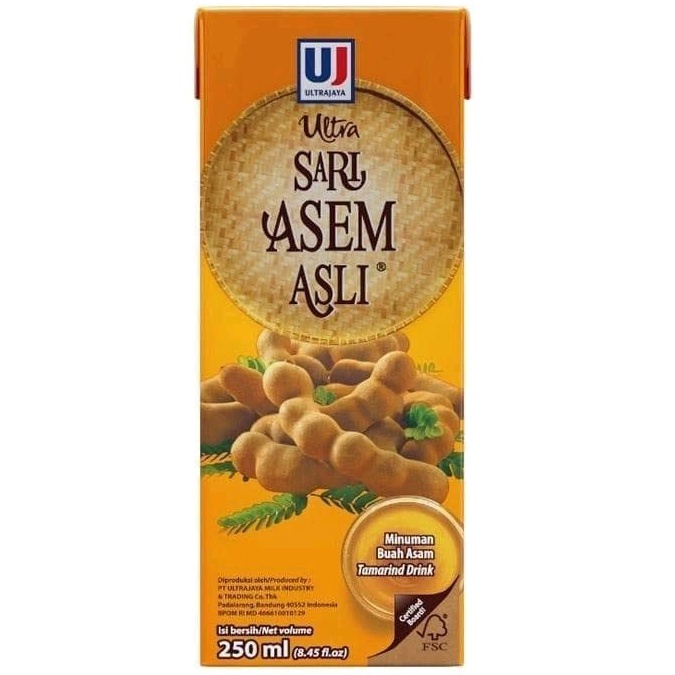 

ultra sari asem asli 250ml