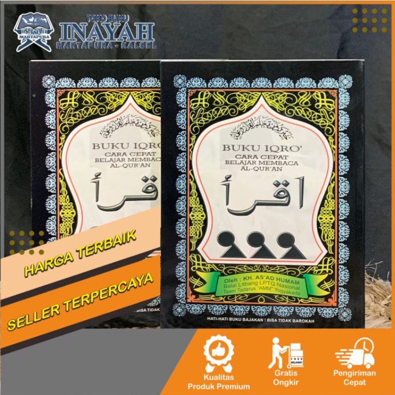 Buku Iqro Ukuran Besar / Iqro Anak Belajar Mengaji