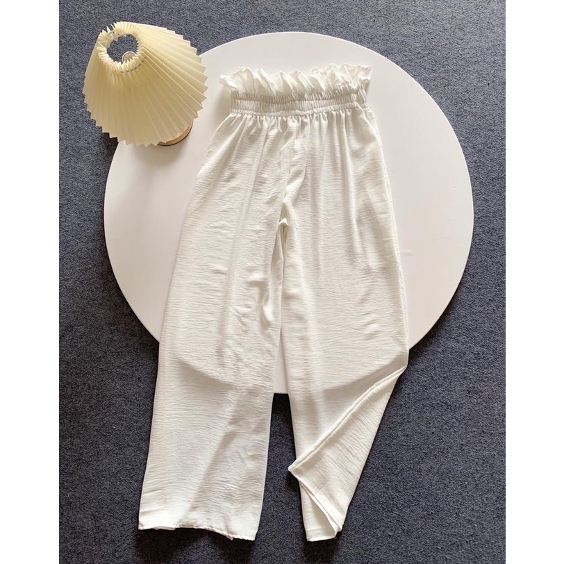 ZASKIYA - CORLA KULOT CRINKLE HIGH WAIST