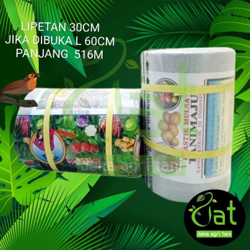 PLASTIK MULSA TANI MAJU L 30 DIBUKA 60CM X 516M