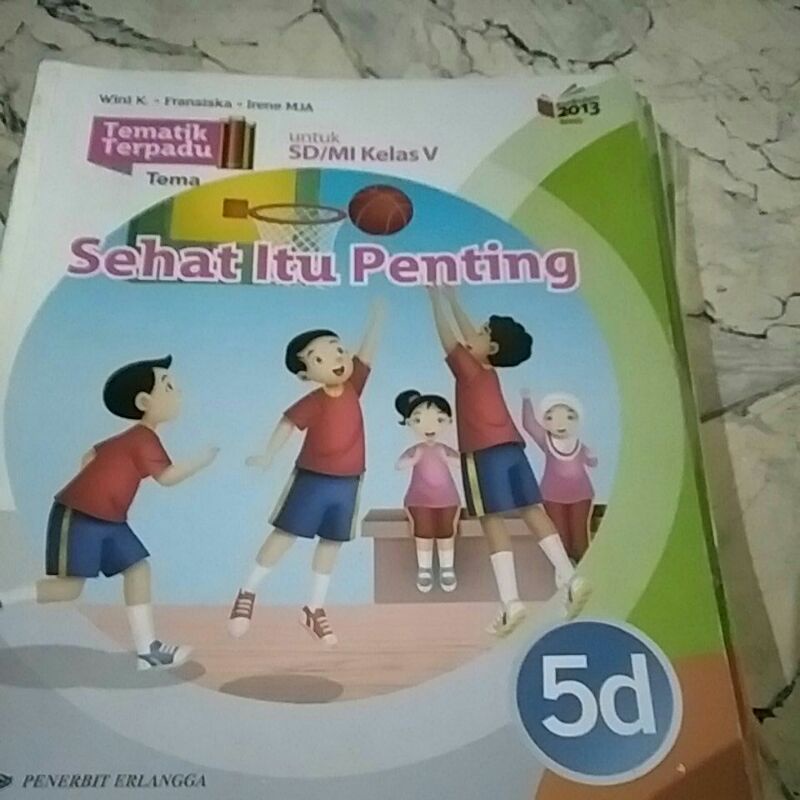 buku tematik terpadu sehat itu penting kls 5d