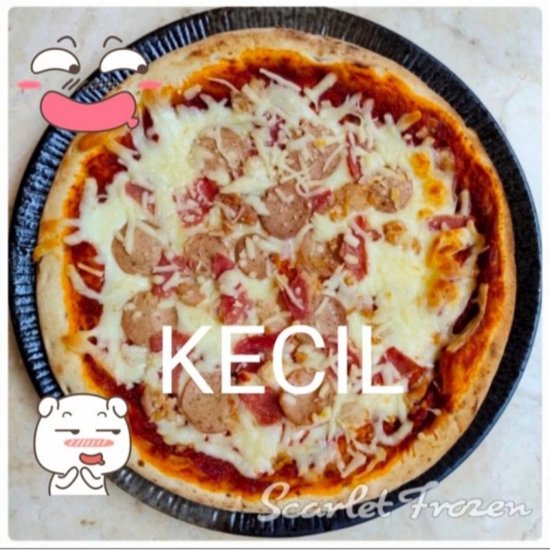 

Italian Pizza Meat Mania Pizza Frozen Premium dia 15 cm