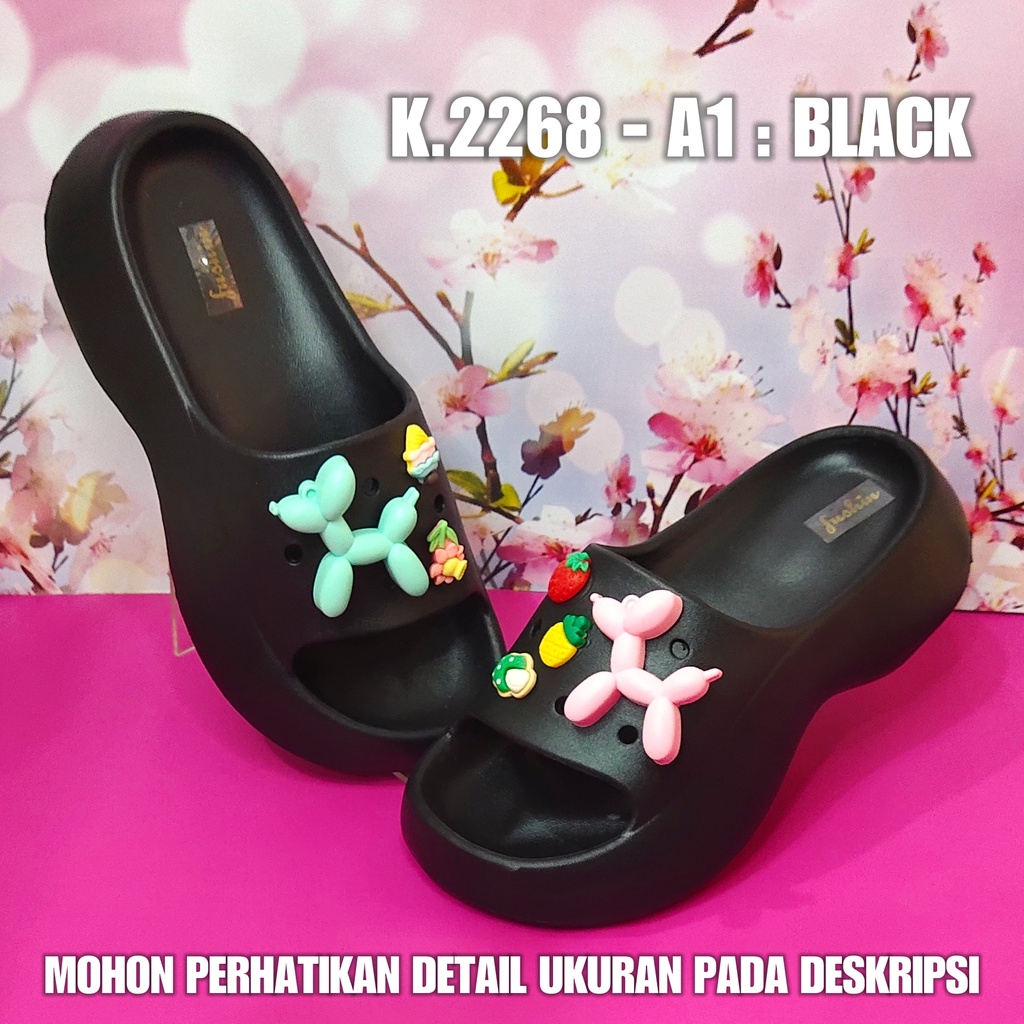 Sandal Remaja Viral K 2268 1A BALANCE Sendal Fuji Sol Tebal SDLWW