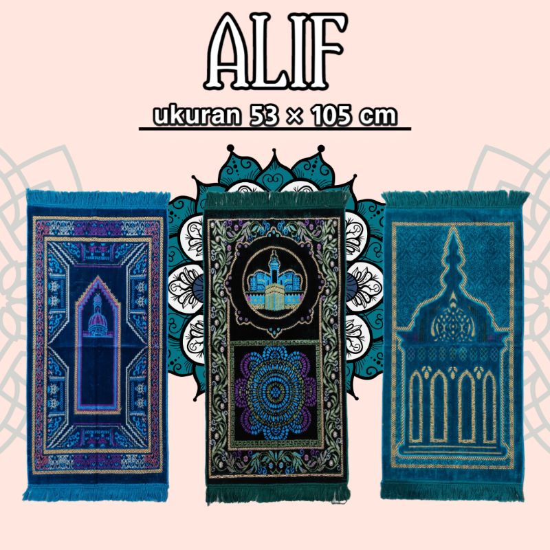 Sajadah Turkey Alif Midi Harmony (Multi Color)