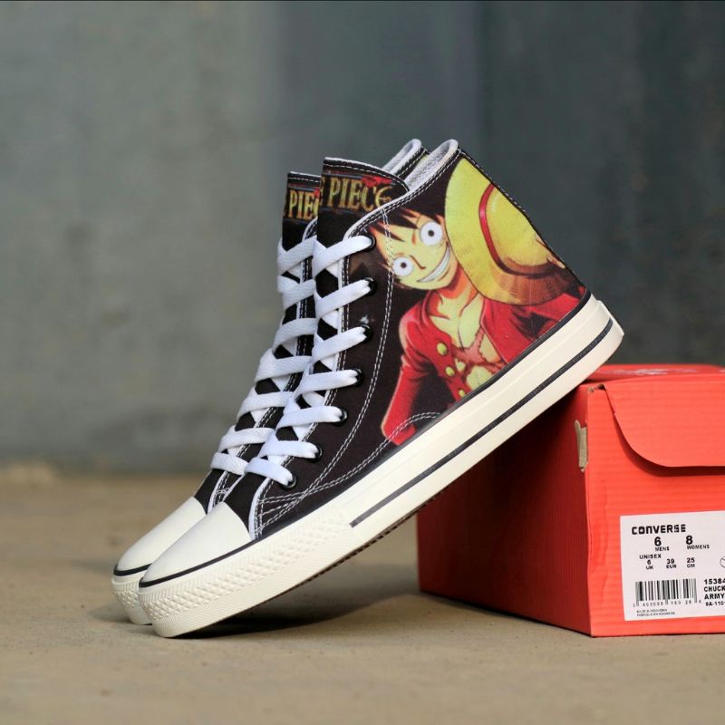 SEPATU CONVERSE ANIME ONE PIECE