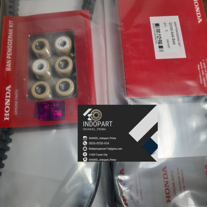 VANBELT SET ROLLER ASSY BEAT FI POP ESP 23100-K44 BAO