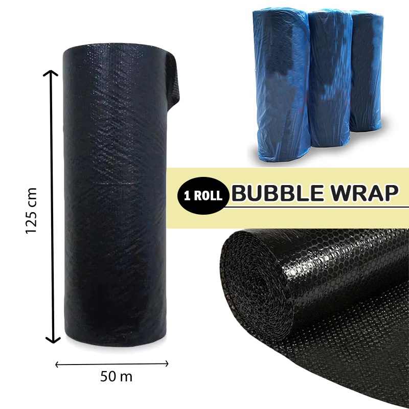 

Bubble Wrap Hitam 1 Roll Dengan Ukuran Panjang 50m Tinggi 125cm