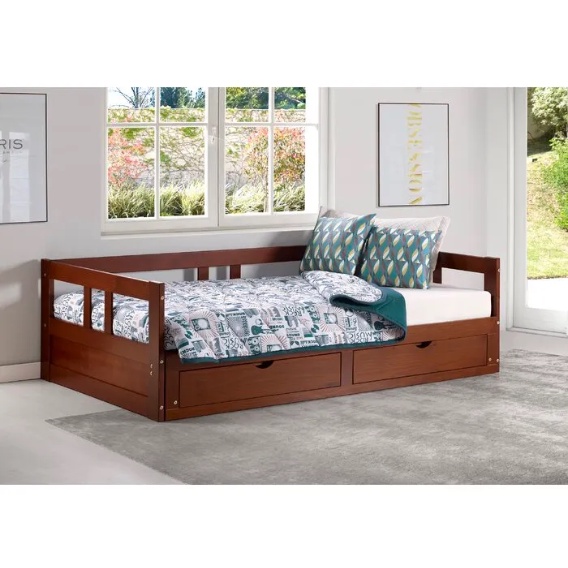 Sofa Bed Pendek Minimalis Jati